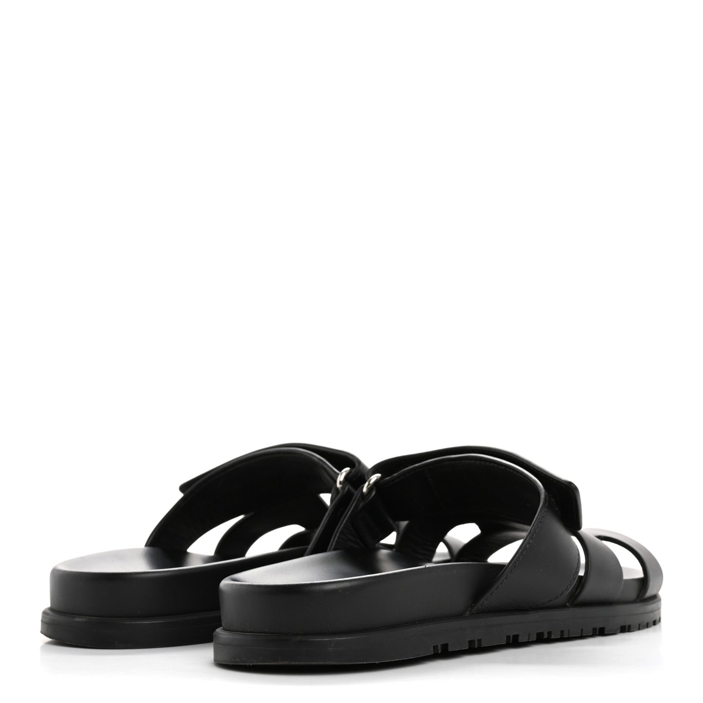 Calfskin Womens Chypre Sandals 39 Black