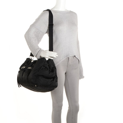 Prada Tessuto Nylon Bomber Tote Nero Black 2 of 12