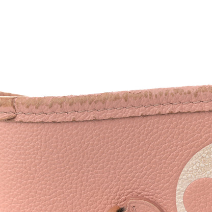Louis Vuitton Empreinte Monogram Giant Neverfull MM Trianon Pink Cream 12 of 17