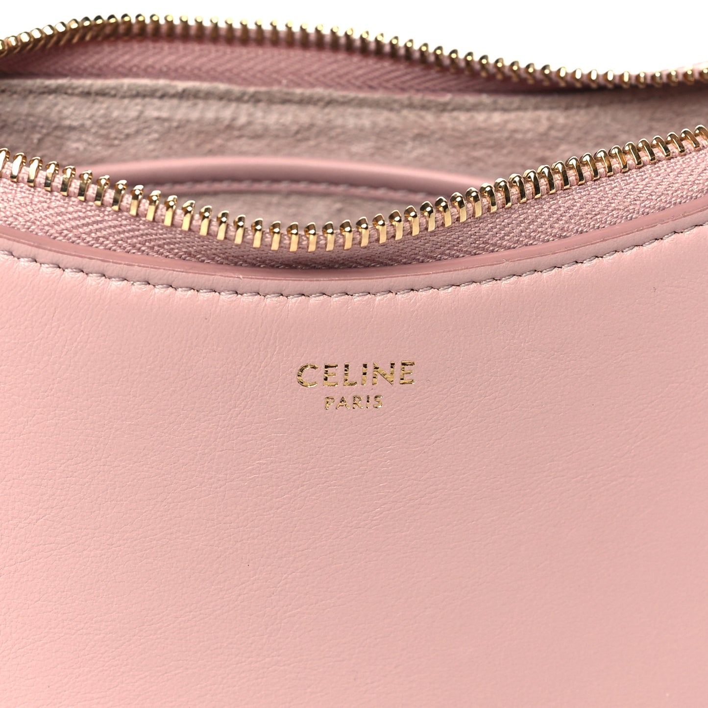 Smooth Calfskin Ava Shoulder Bag Rose Vintage