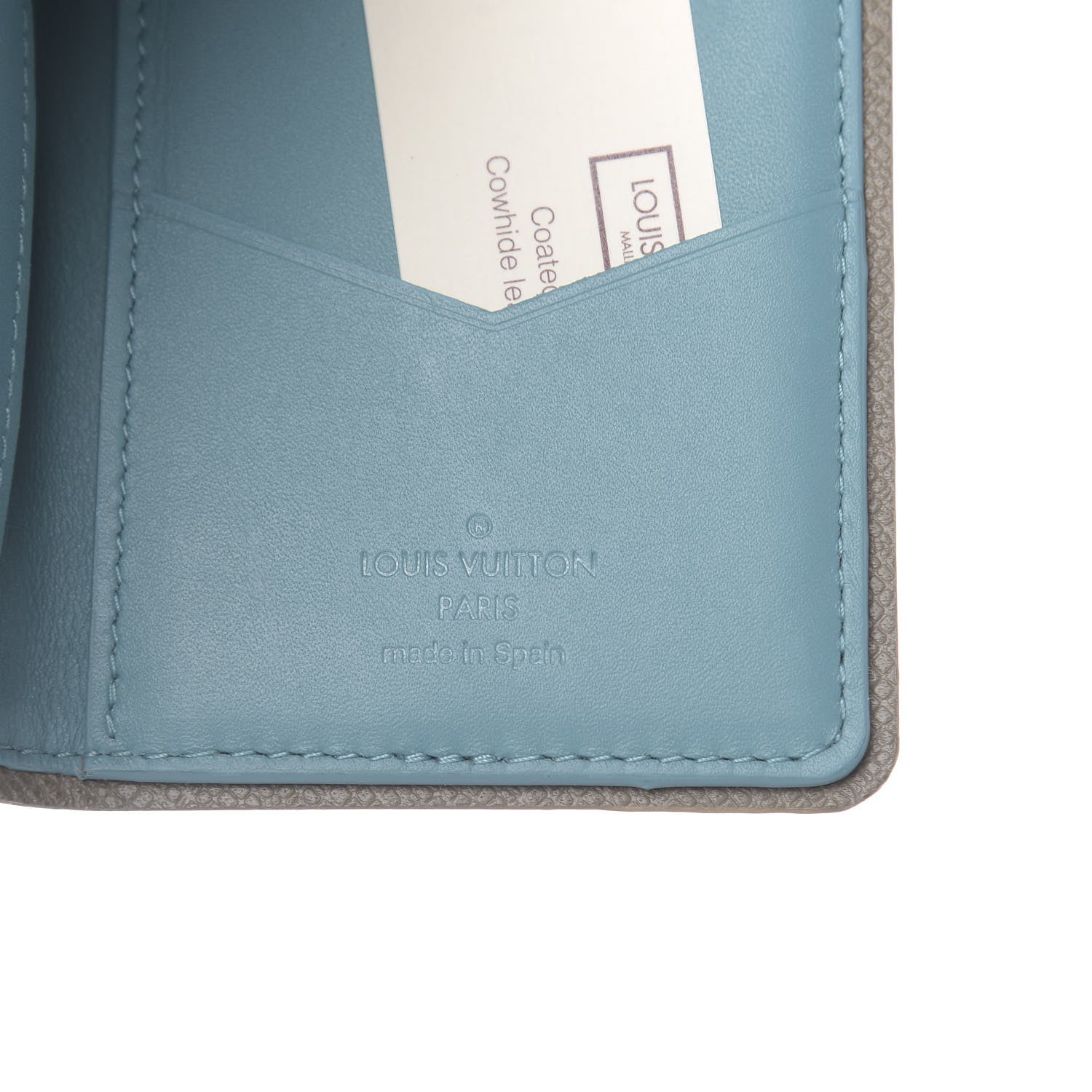 Louis Vuitton Monogram Pocket Organizer Pacific Blue 6 of 7