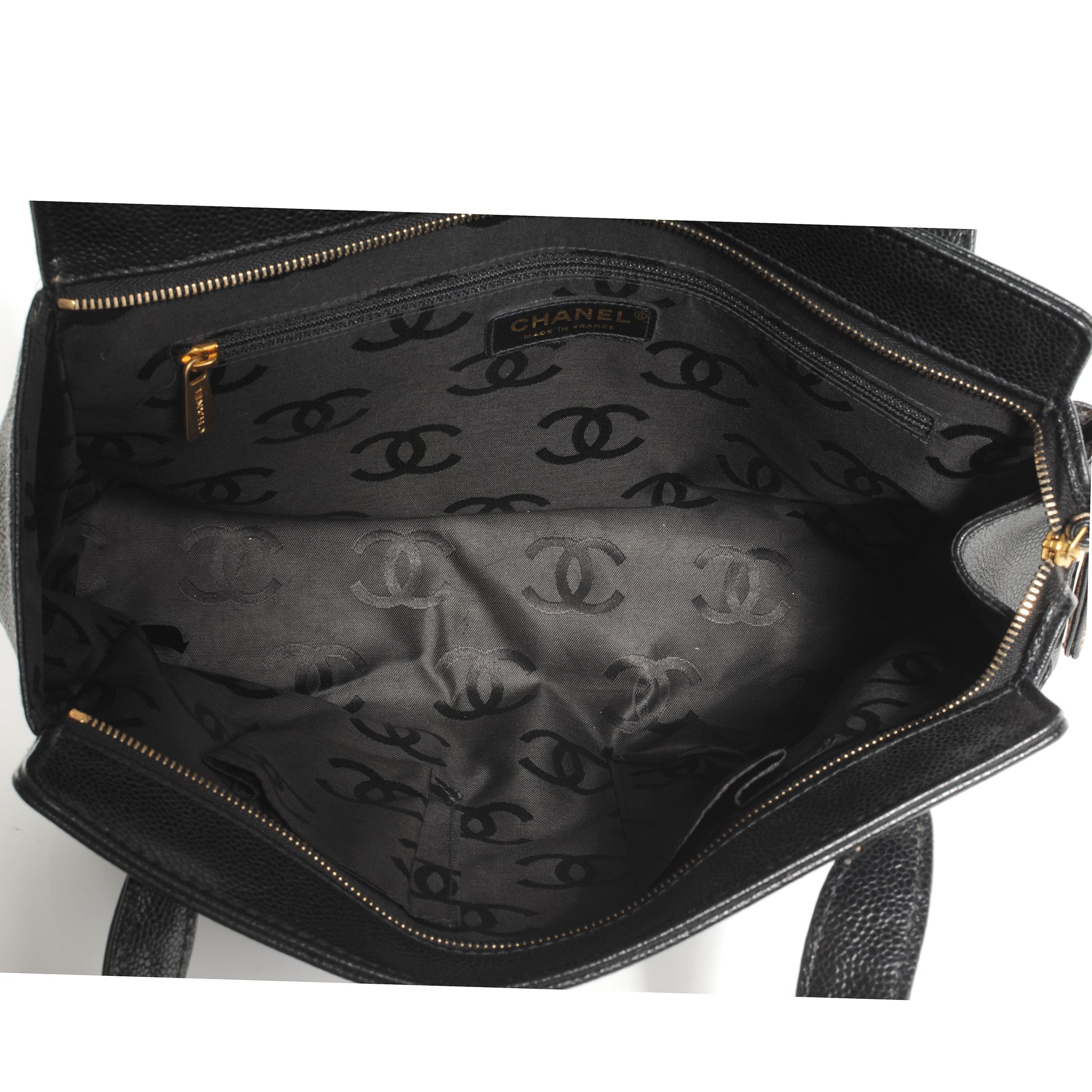 Chanel Caviar CC Shoulder Bag Black 5 of 7