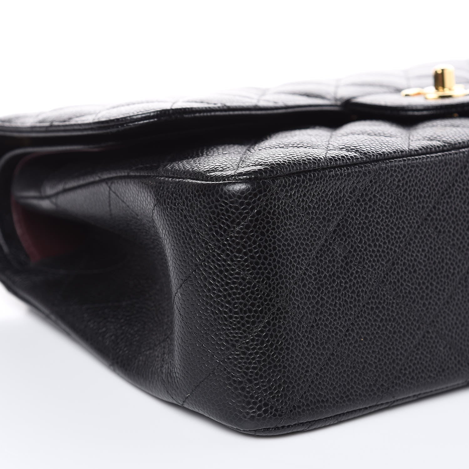 Chanel Caviar Quilted Jumbo Double Flap Black 8 of 13
