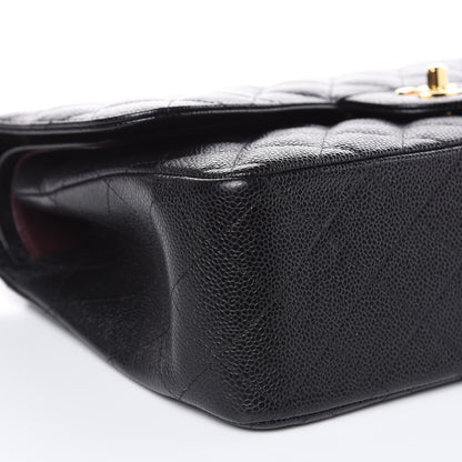 Chanel Caviar Quilted Jumbo Double Flap Black 8 of 13