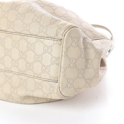 Gucci Guccissima Medium Sukey Tote Mystic White 9 of 9