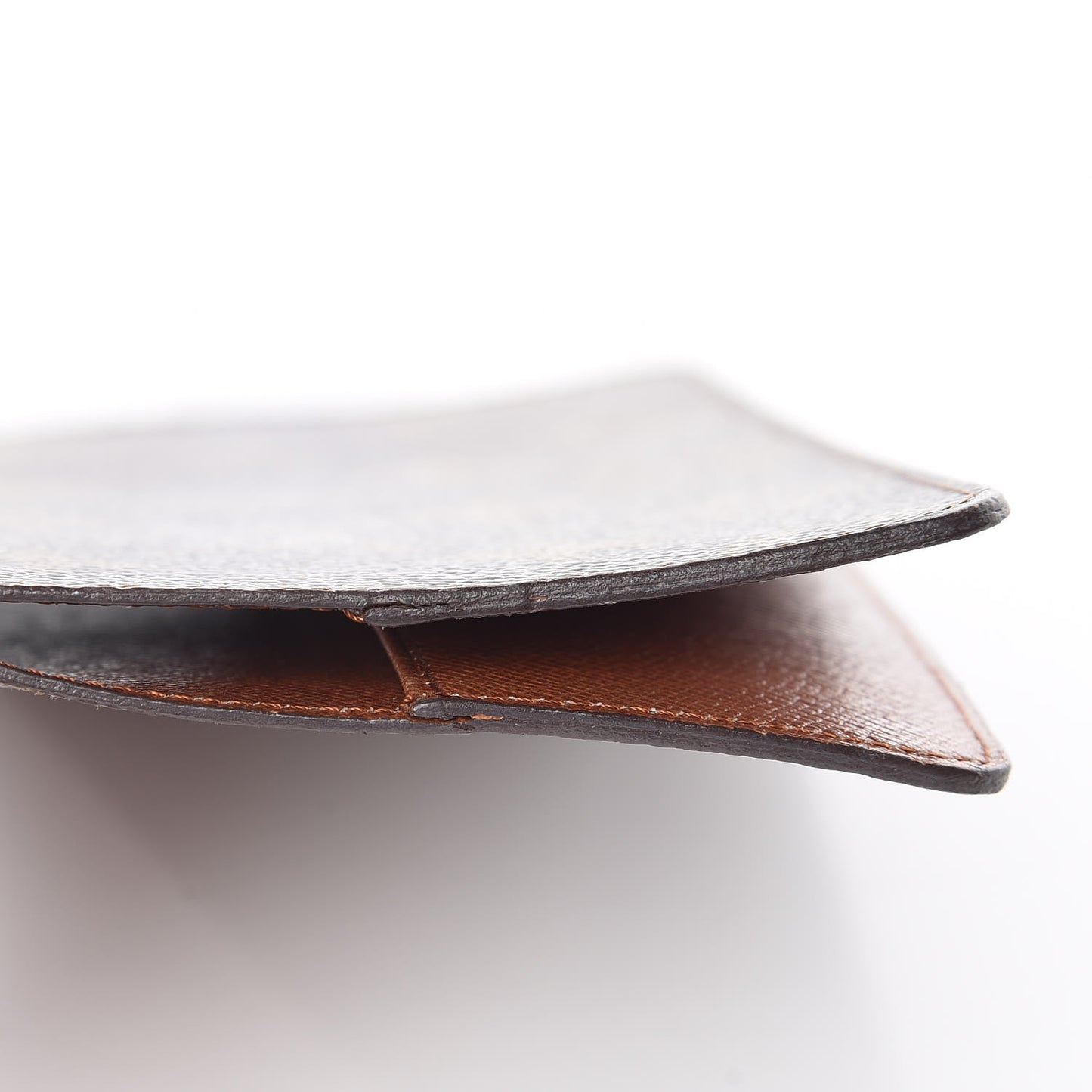Monogram Simple Checkbook Holder Wallet Cover