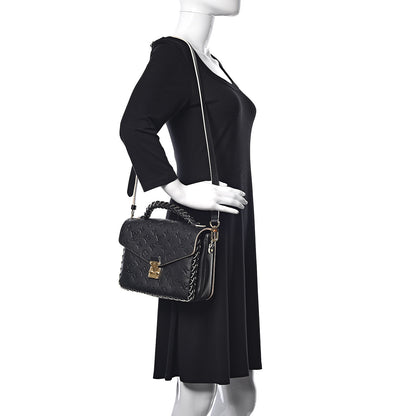 Louis Vuitton Empreinte Braided Pochette Metis Black 2 of 9