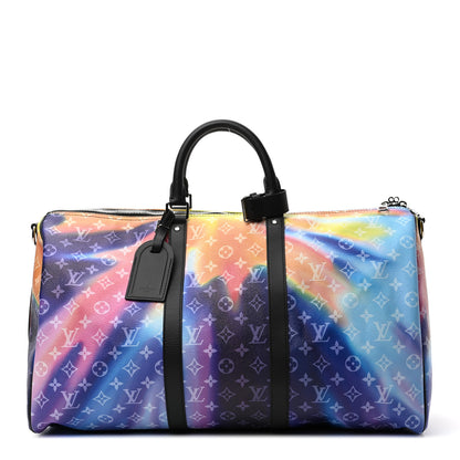Louis Vuitton Monogram Sunset Keepall Bandouliere 50 Multicolor 1 of 9