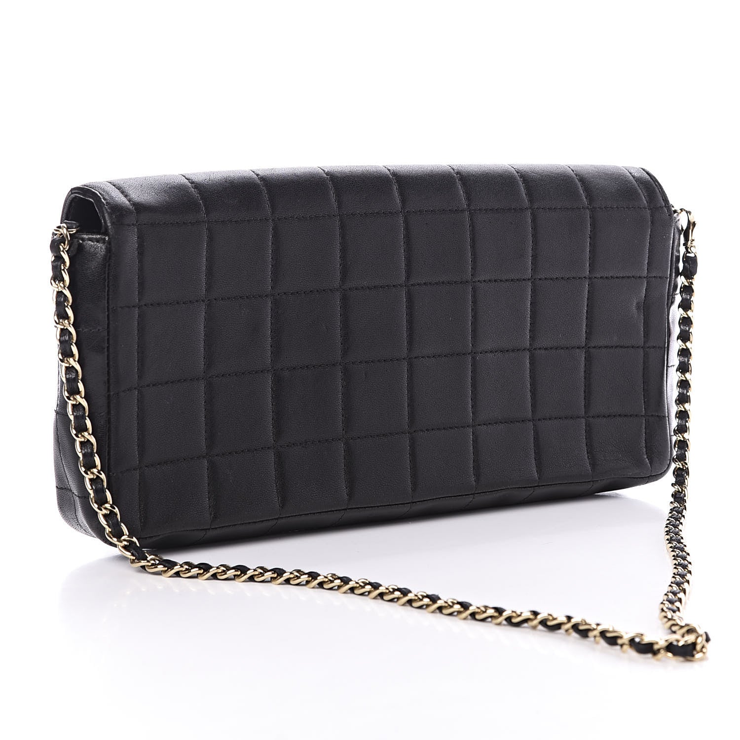 Chanel Lambskin East West Chocolate Bar Flap Black 3 of 11