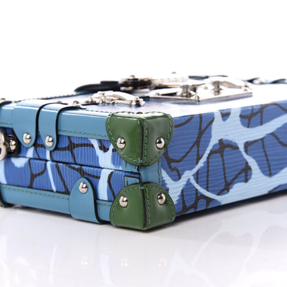 Louis Vuitton Epi Petite Malle Aqua 5 of 8