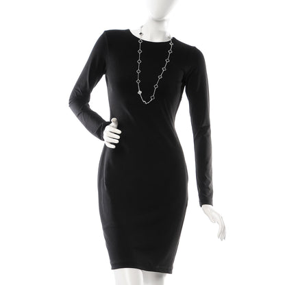 Van Cleef & Arpels 18K White Gold Black Onyx 20 Motifs Vintage Alhambra Necklace 2 of 6