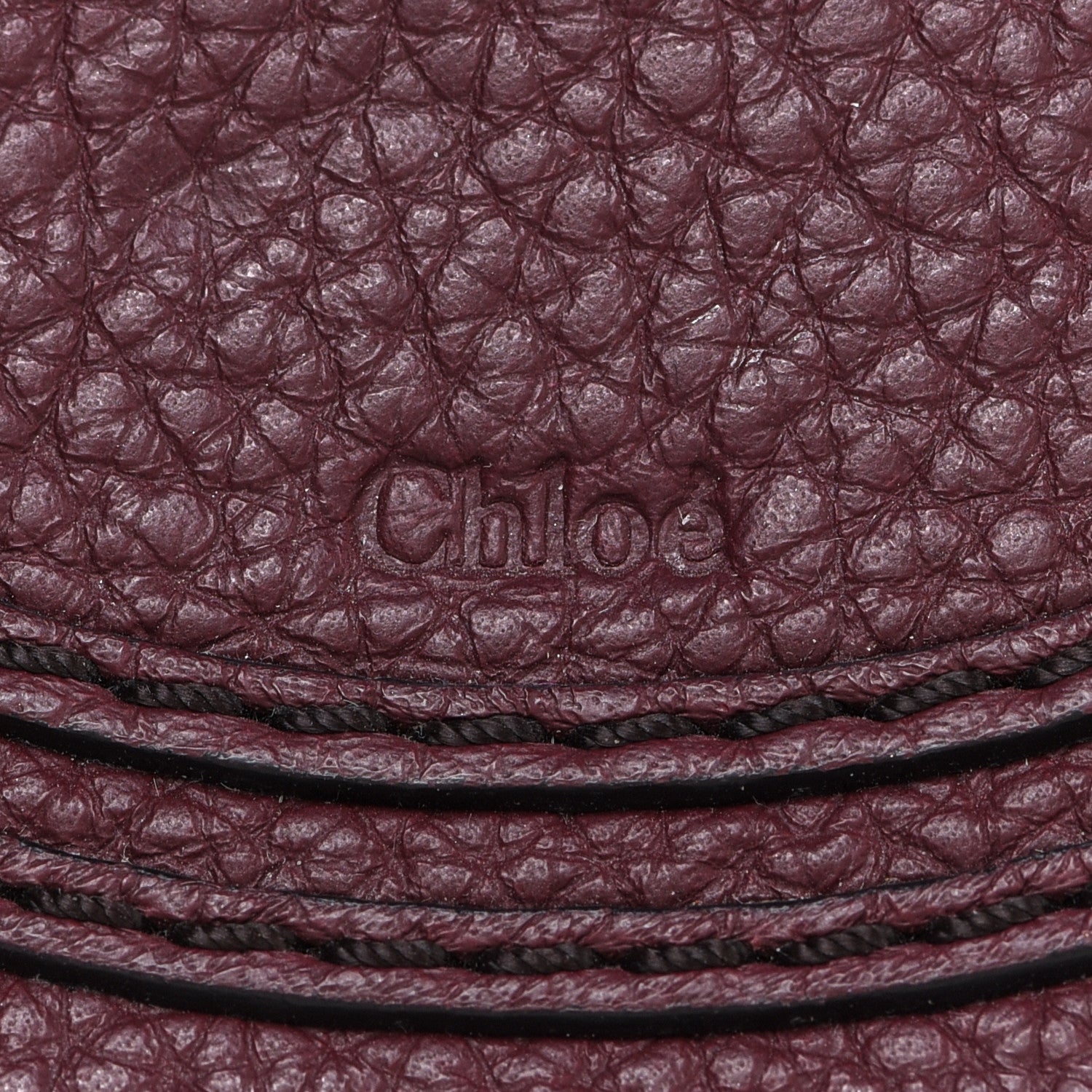 Chloe Calfskin Mini Marcie Round Crossbody Bag Wild Purple 8 of 11