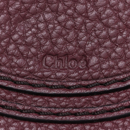 Chloe Calfskin Mini Marcie Round Crossbody Bag Wild Purple 8 of 11