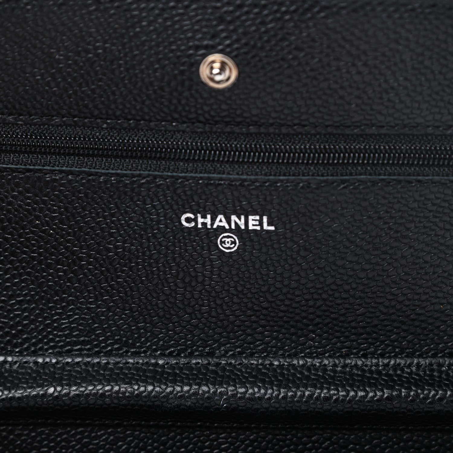 Chanel Caviar Quilted Wallet On Chain WOC Black 6 of 12