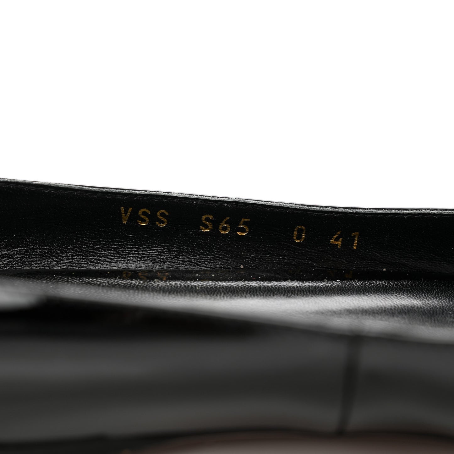 Patent Ballerina Ankle Strap Flats 41 Black