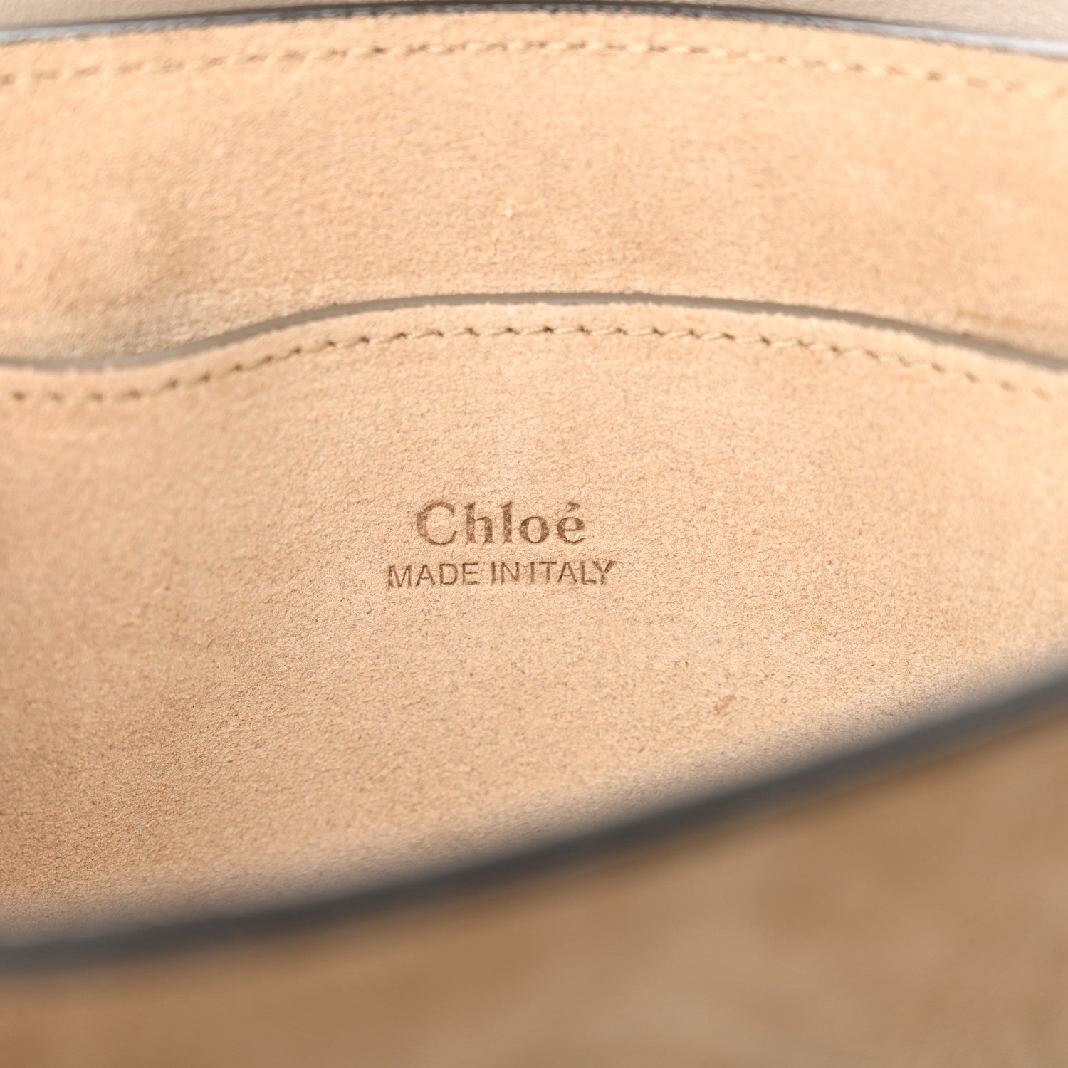 Chloe Suede Calfskin Small Faye Shoulder Bag Motty Grey 6 of 10