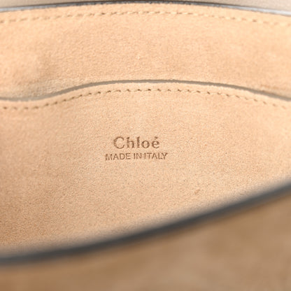Chloe Suede Calfskin Small Faye Shoulder Bag Motty Grey 6 of 10