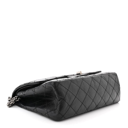 Chanel Aged Calfskin Quilted 2.55 Reissue 225 Flap Black 4 of 11