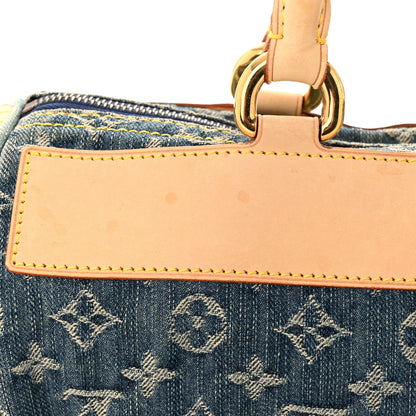 Louis Vuitton Monogram Denim Neo Speedy Blue 14 of 19
