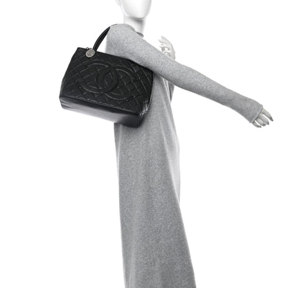 Chanel Caviar Quilted Medallion Tote Black 2 of 17