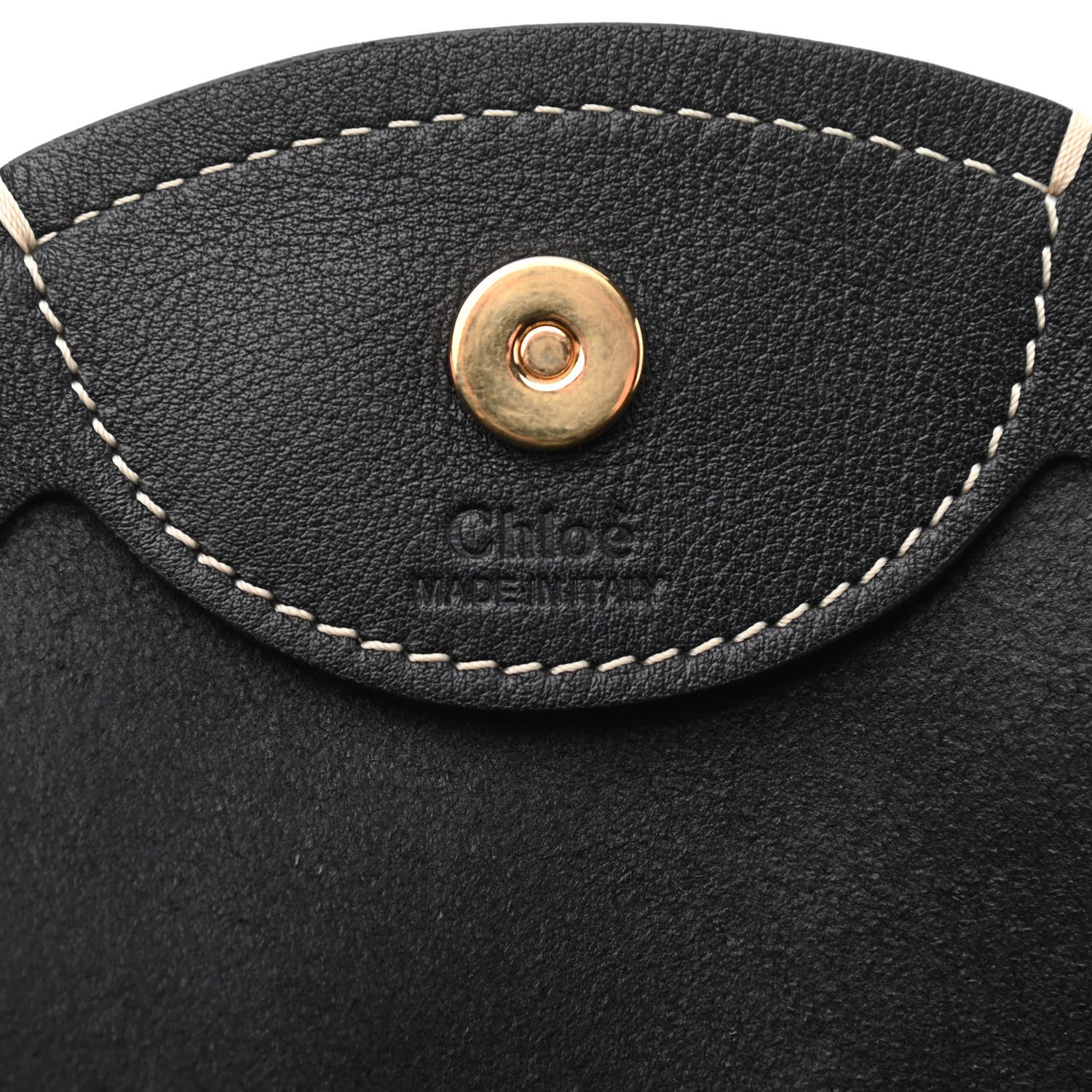 Chloe Small Grain Smooth Calfskin Medium Darryl Tote Black 6 of 13