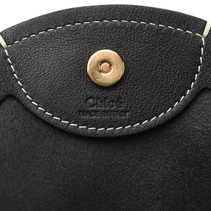 Chloe Small Grain Smooth Calfskin Medium Darryl Tote Black 6 of 13
