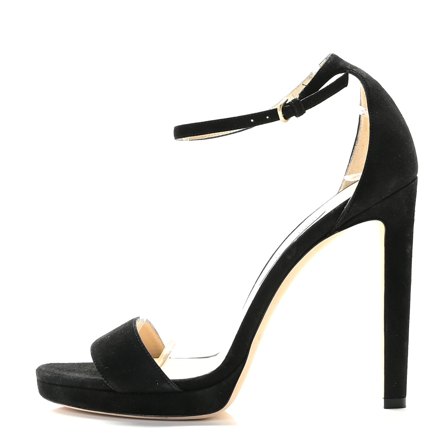Jimmy Choo Suede Misty 120 Sandals 40 Black 1 of 12