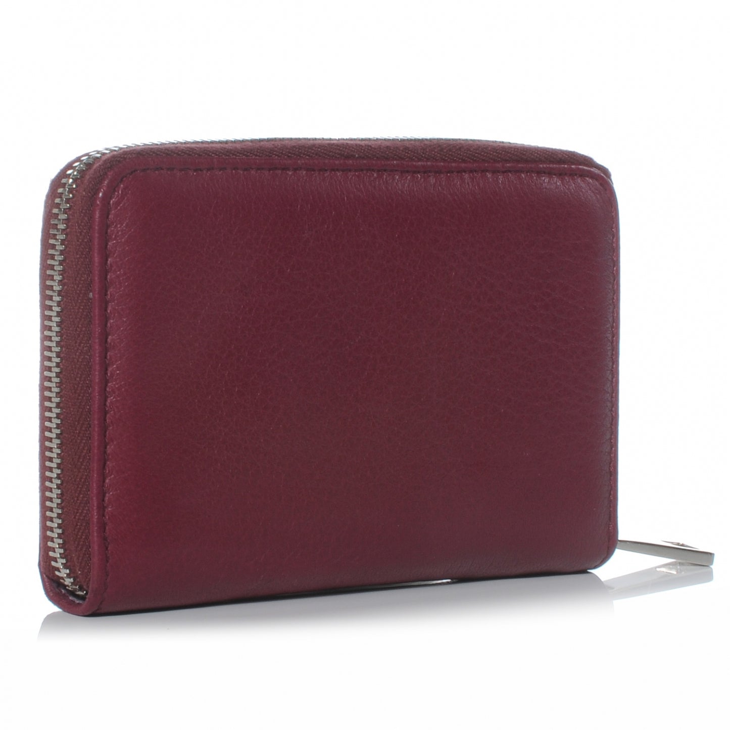 Calfskin Soho Compact Wallet Bordeaux