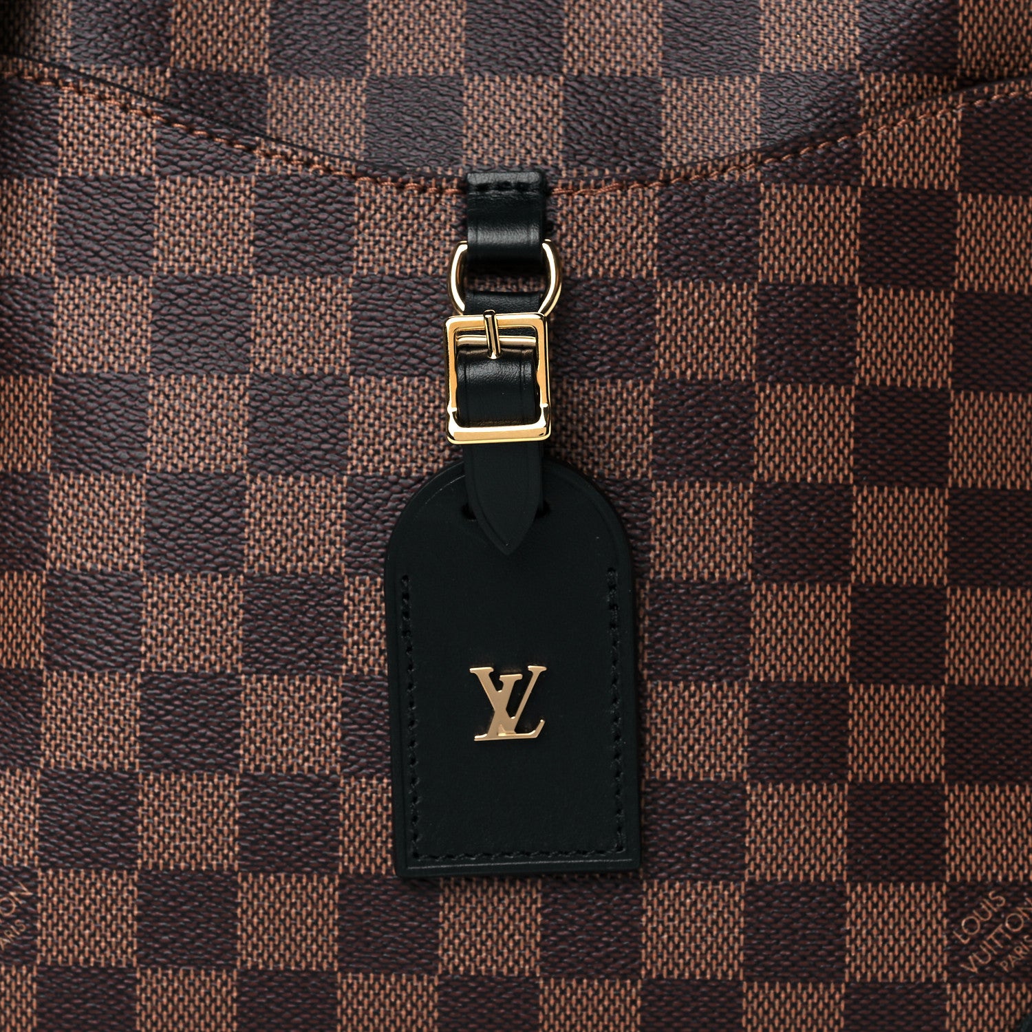 Louis Vuitton Damier Ebene Odeon PM Black 7 of 9