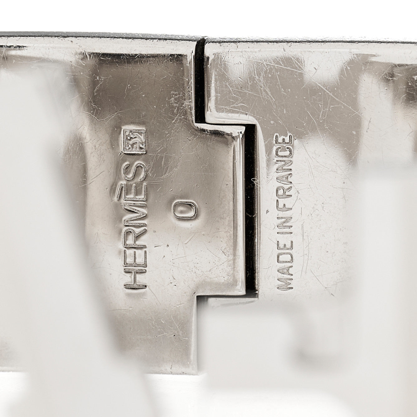 Hermes Matte Enamel Narrow Clic Clac HH Bracelet PM Chesnut 5 of 5