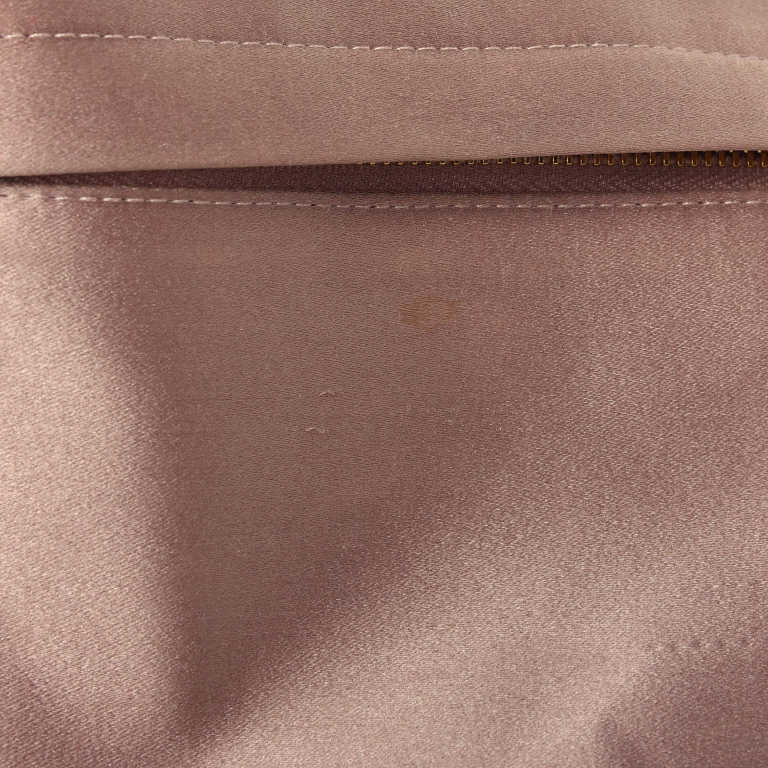 Prada Satin Zipped Clutch Nudo 8 of 16