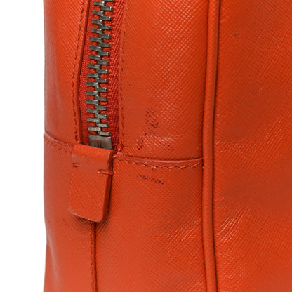 Prada Saffiano Lux Bowler Fuoco 14 of 20