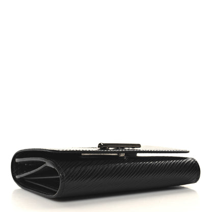 Louis Vuitton Epi Twist Compact Wallet Black 4 of 9