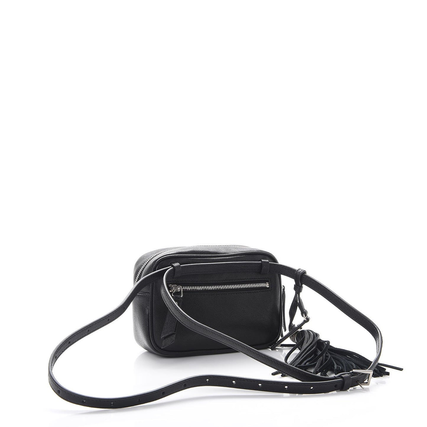 Lambskin Monogram Lou Belt Bag Black