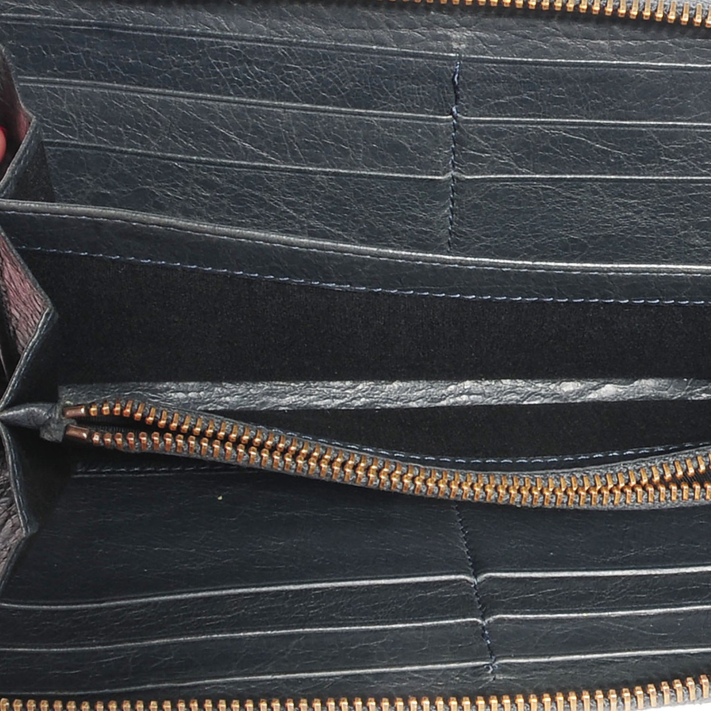 Arena Classic Hardware Continental Zip Around Wallet Anthracite