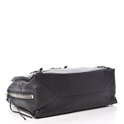 Balenciaga Veau Papier B4 Zip Around Tote Black 4 of 9