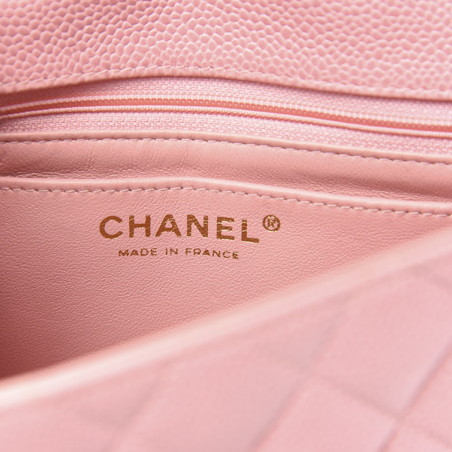 Chanel Caviar Quilted Mini Square Flap Pink 6 of 10
