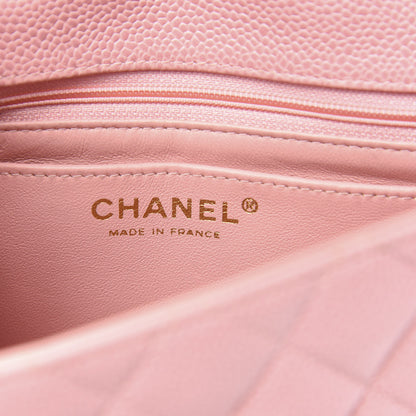 Chanel Caviar Quilted Mini Square Flap Pink 6 of 10