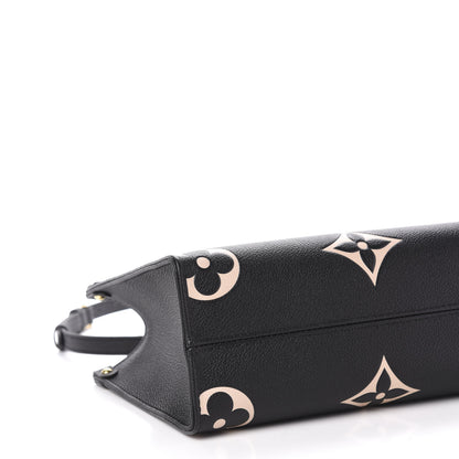 Louis Vuitton Empreinte Monogram Giant Onthego PM Black Beige 8 of 11