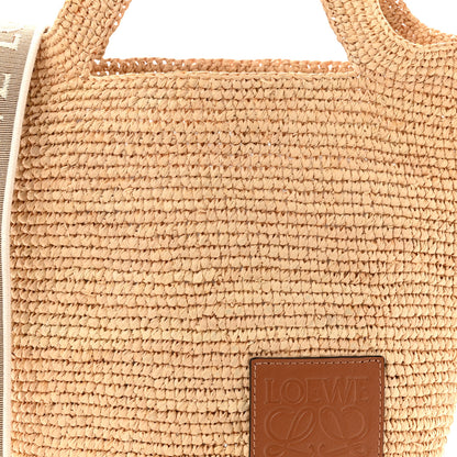 Loewe Raffia Paula's Ibiza Slit Tote Bag Natural Tan 7 of 9