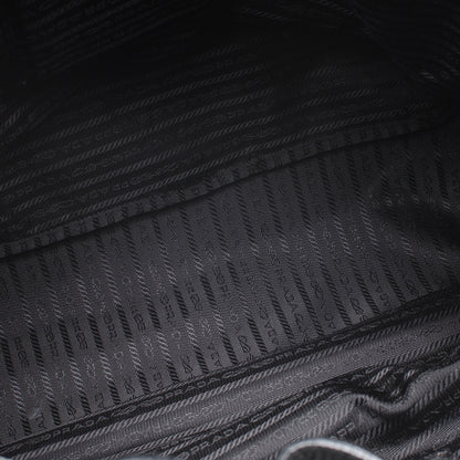 Prada Leather Gaufre Drawstring XL Nero Black 5 of 7