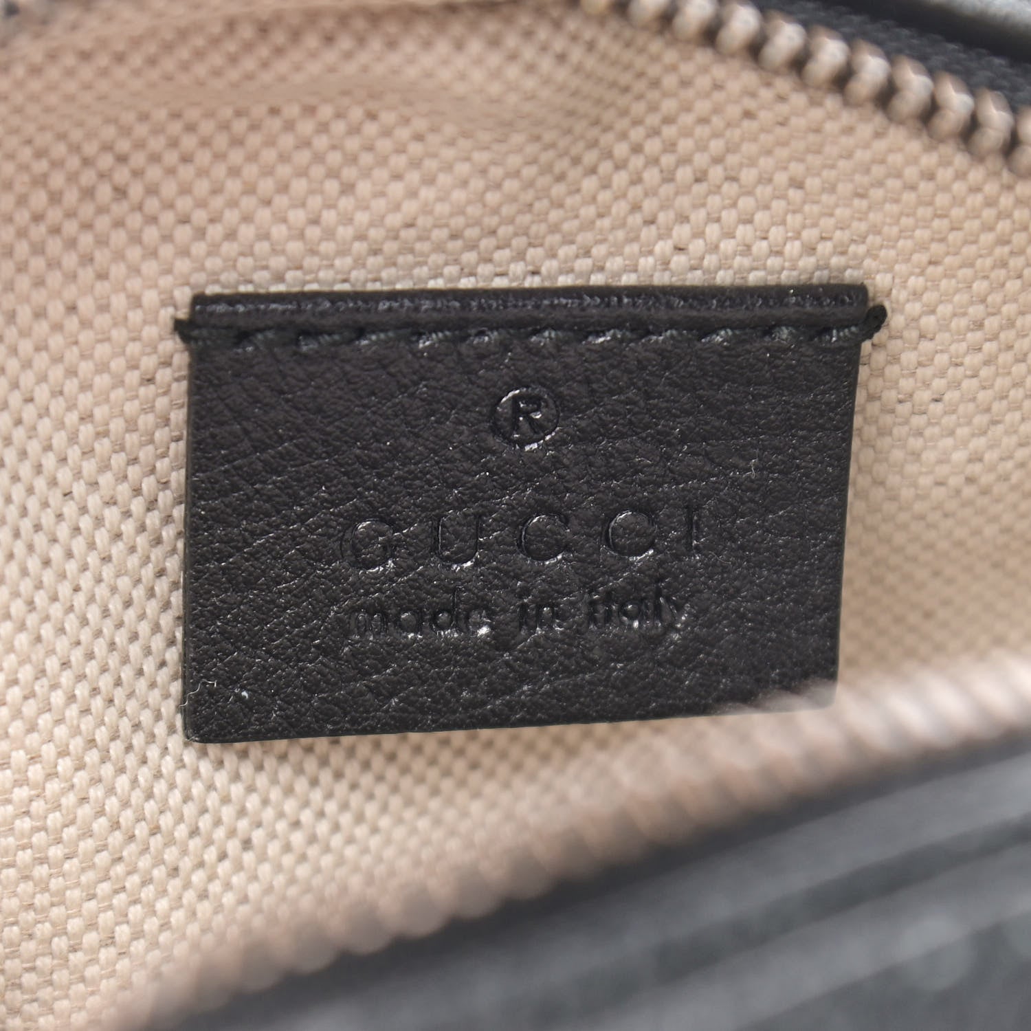 Gucci Velvet Calfskin GG Monogram Round Shoulder Bag Blue Beige 6 of 10