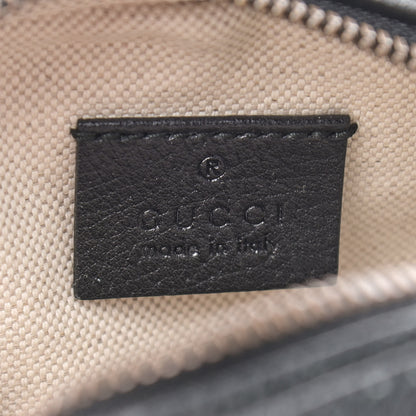Gucci Velvet Calfskin GG Monogram Round Shoulder Bag Blue Beige 6 of 10