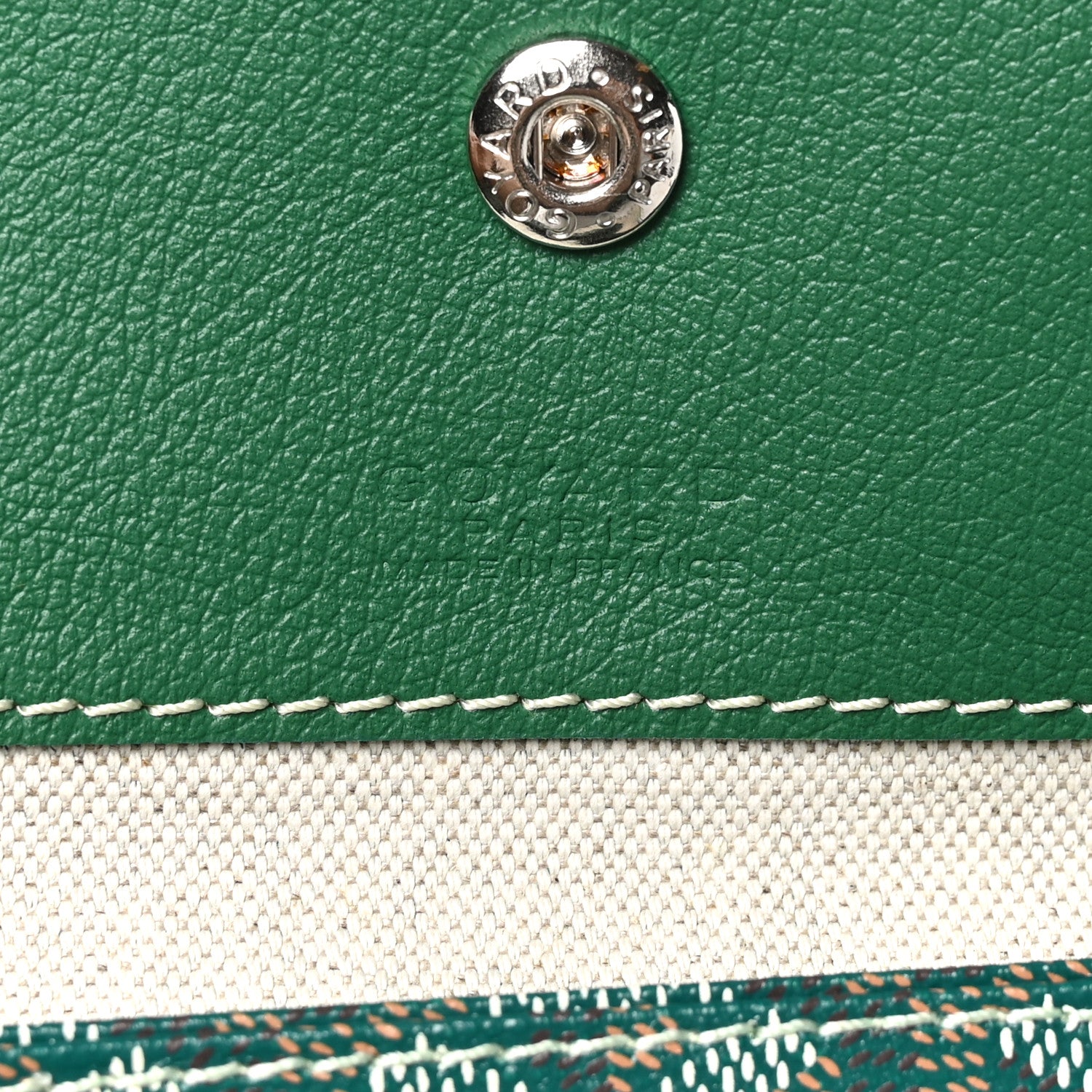 Goyard Goyardine Saint Louis PM Green 7 of 11