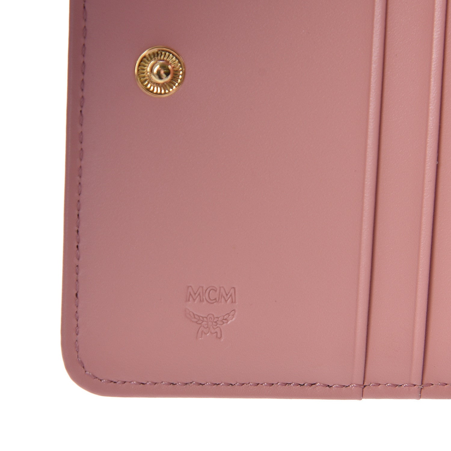 MCM Visetos Rabbit Zip Around Wallet Pink 475826 – FASHIONPHILE