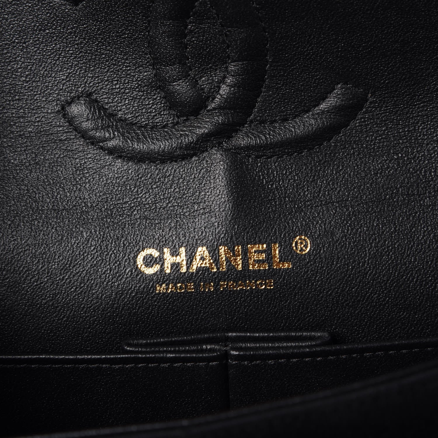 Chanel Jersey Quilted Medium Double Flap Black 7 of 9