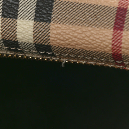 Burberry Haymarket Check Small Chester Bowling Bag Chocolate 10 of 12