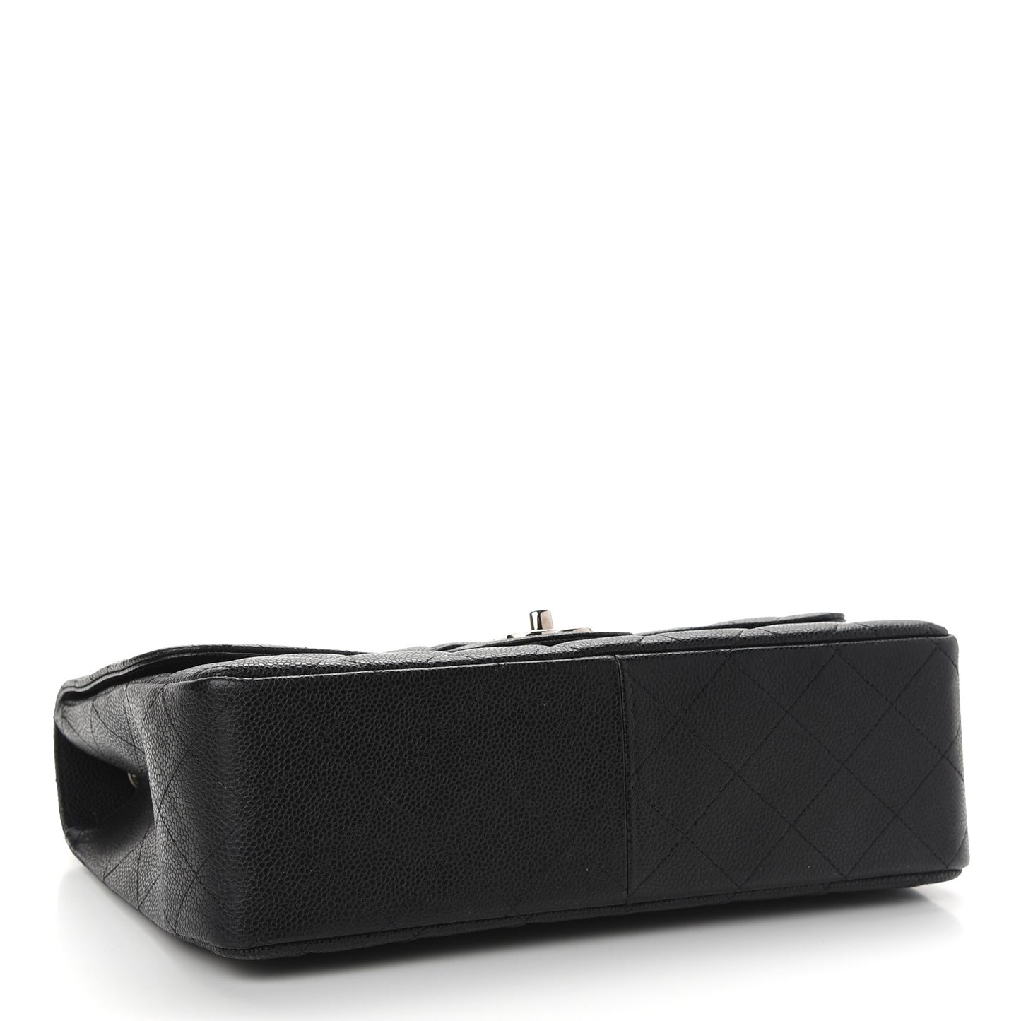 Caviar Quilted Jumbo Flap Black