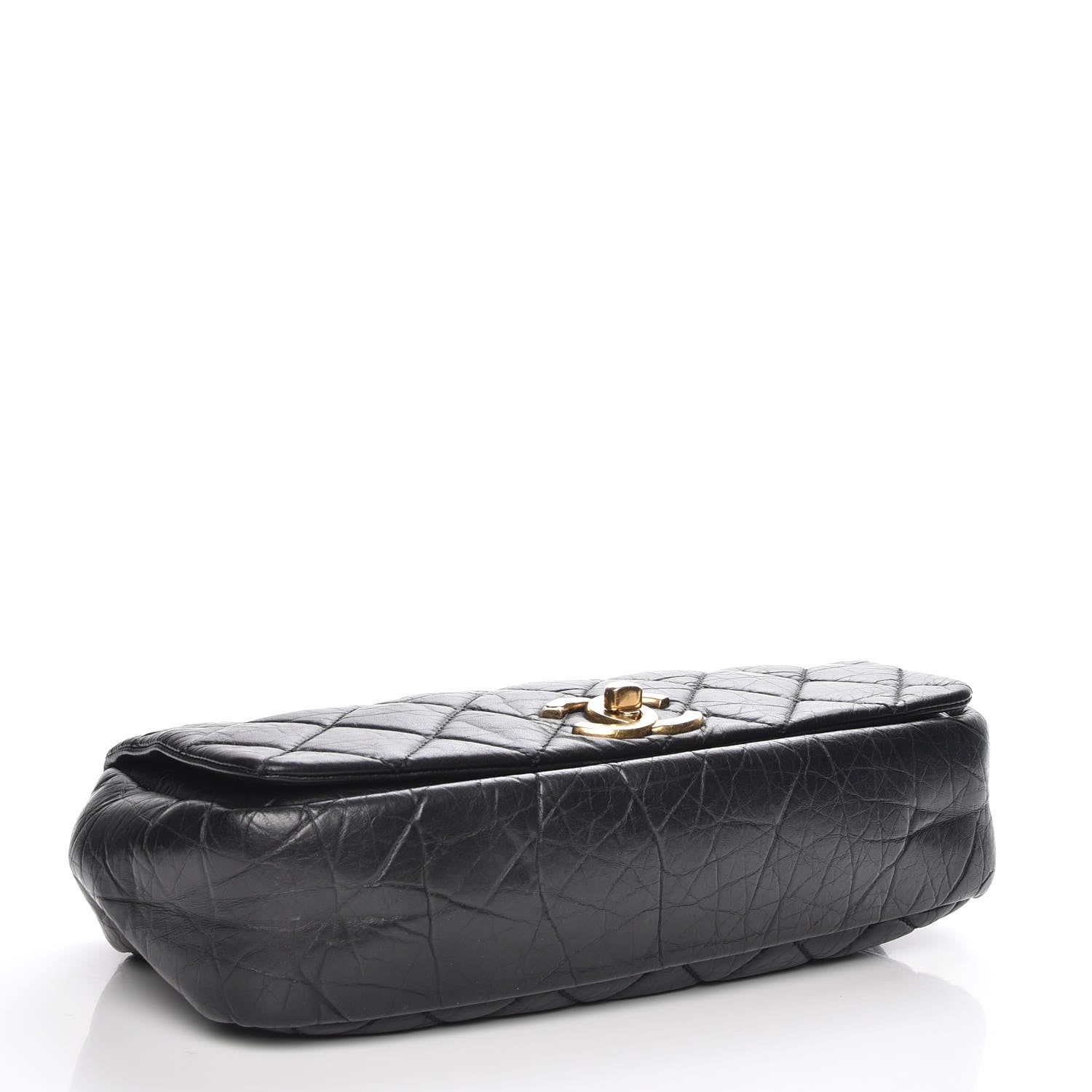 Chanel Aged Calfskin Quilted Small Pondichery Flap Black 5 of 9