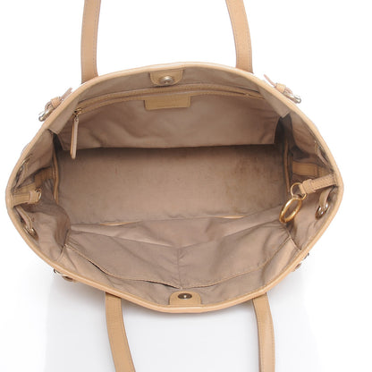 Christian Dior Coated Canvas Cannage Small Panarea Tote Beige 5 of 18